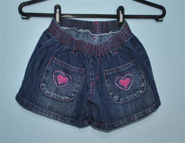 Short jeans tamanho 8 anos